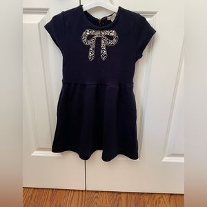 🎀J.Crew navy bow dress in size 4🎀